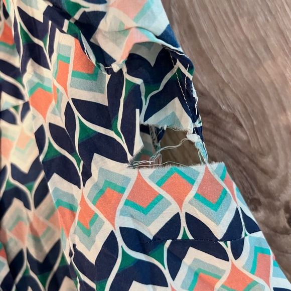 Paloma blue long button up dress size S - Picture 2 of 3